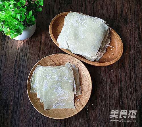 自制透明馄饨皮