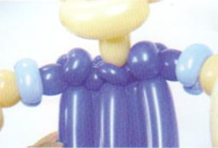 魔法气球造型系列之气球卡通公仔大力水手（下）