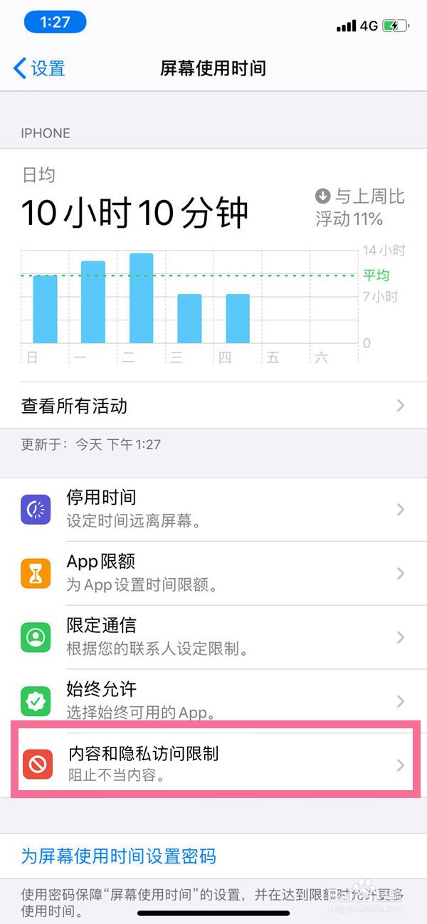 苹果13pro手机怎样取消访问限制