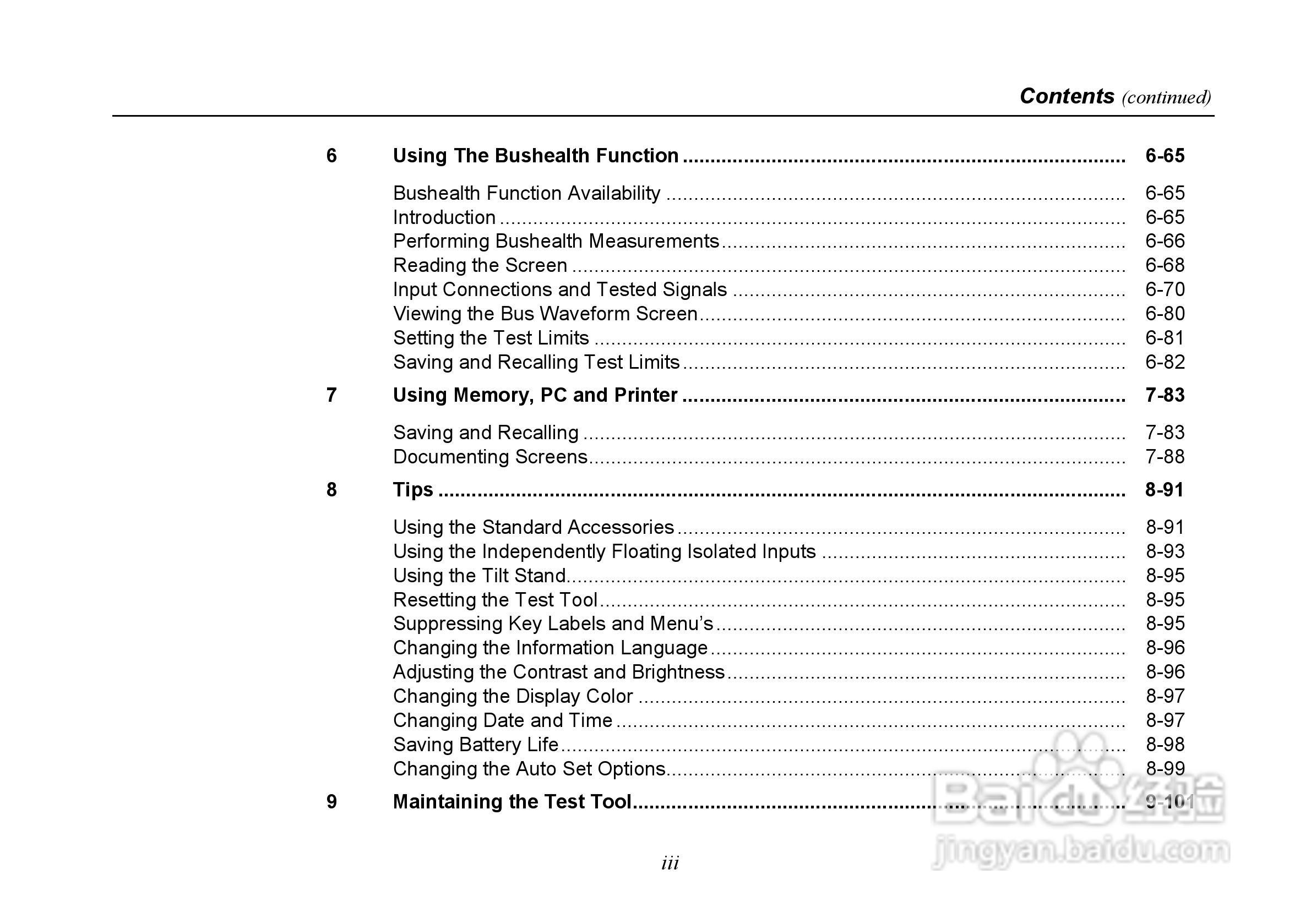 福禄克Fluke 225C彩色示波表使用说明书:[1]