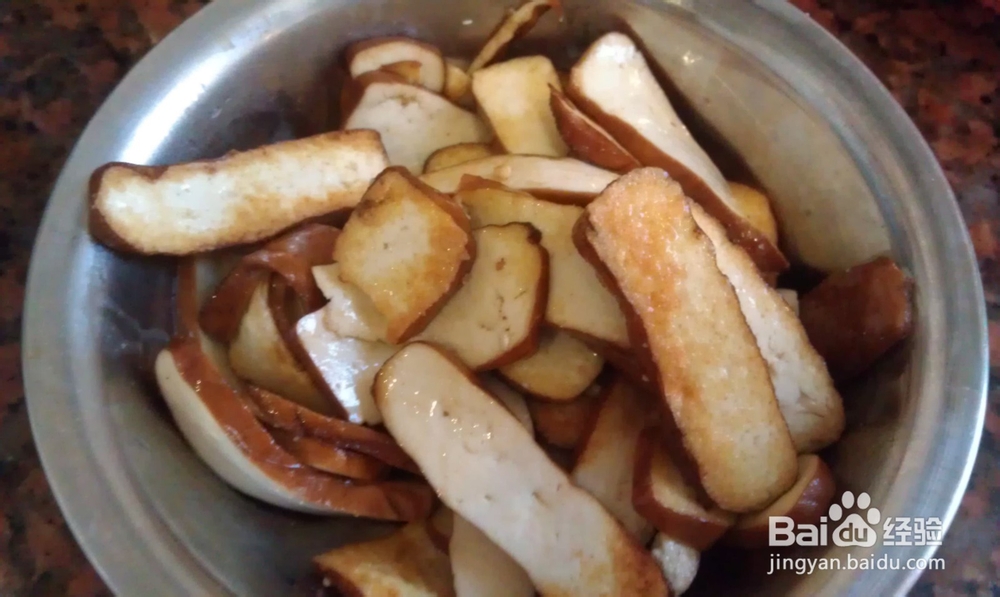 香芹茶干怎么做