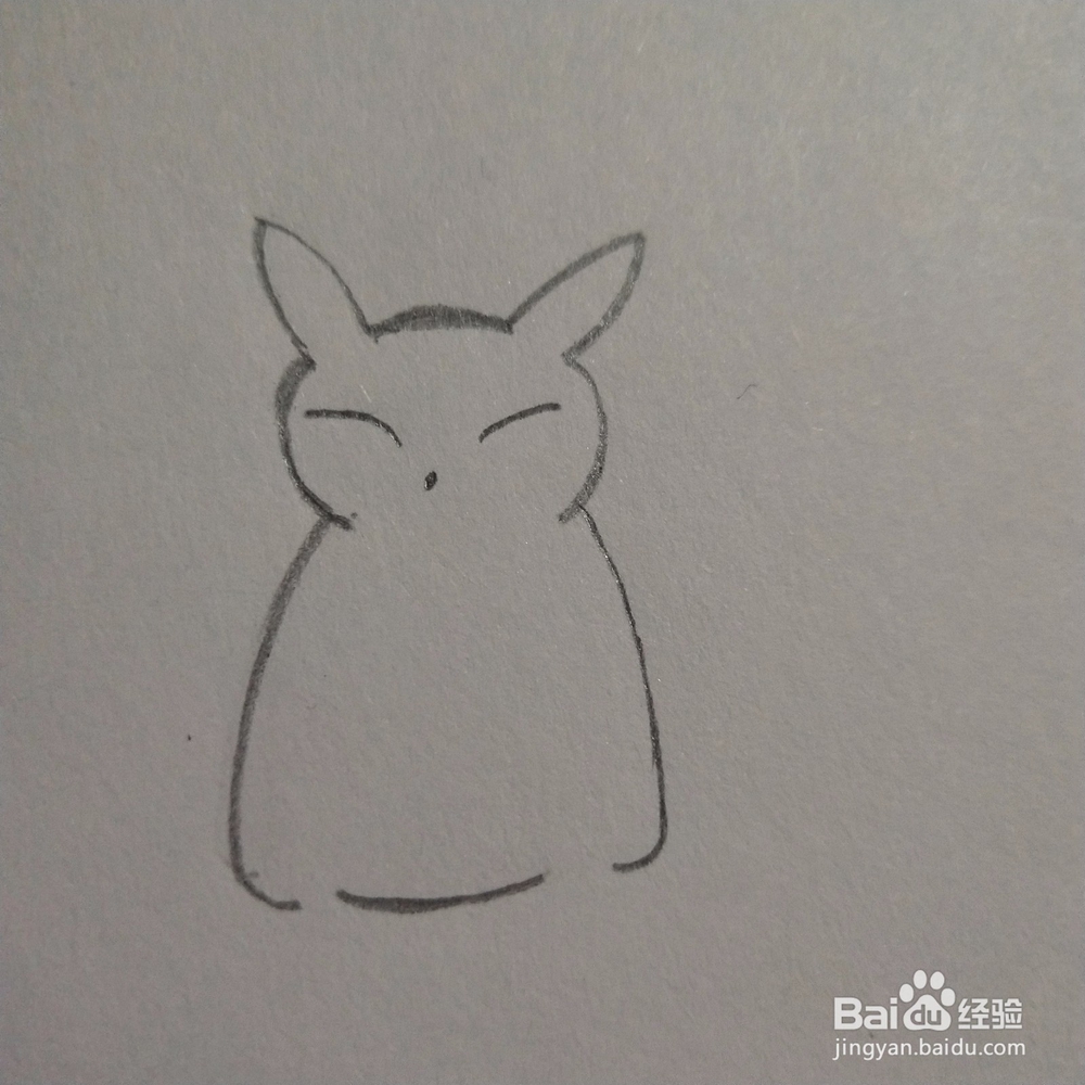 皮卡丘的简笔画怎么画