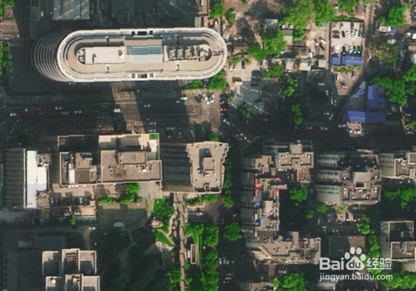 百度地图如何打开卫星实景