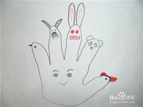 幼儿美工：[10]手型画