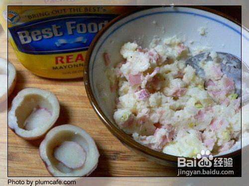 北极虾土豆盏的做法