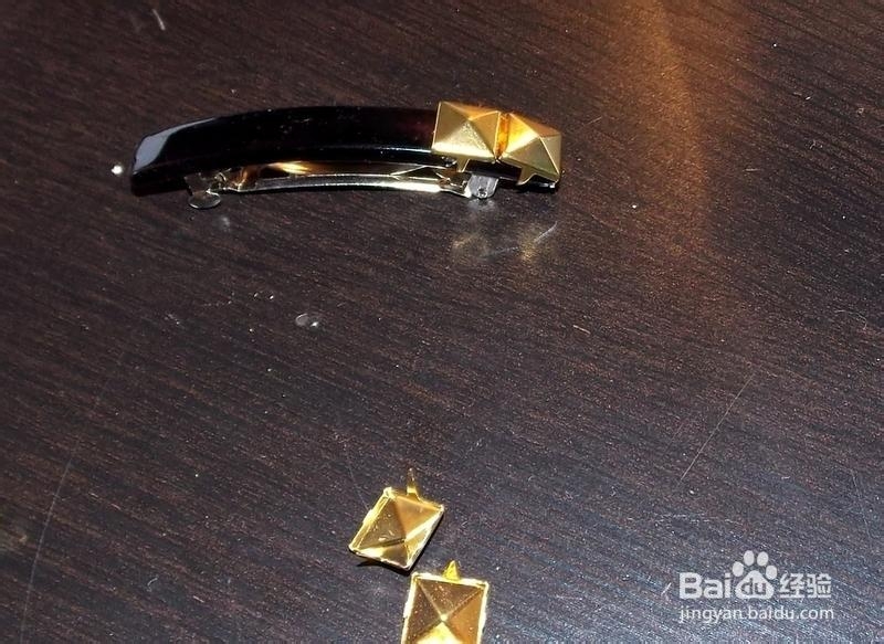 自己DIY朋克风格发夹