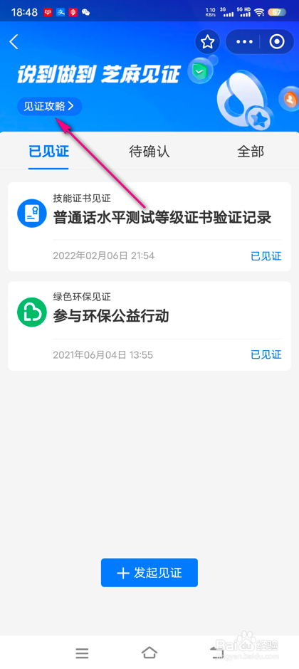 怎么查看支付宝芝麻见证攻略