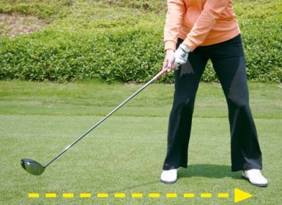 让球杆上至正确位置的要点及练习方法