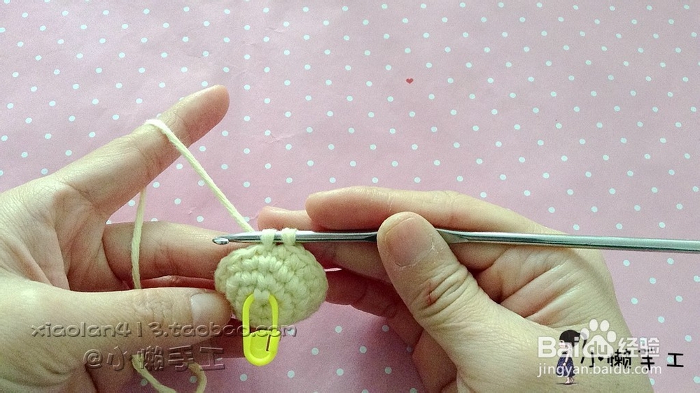 怎样螺旋换色 钩针玩偶技巧图文讲解--小懒编辑