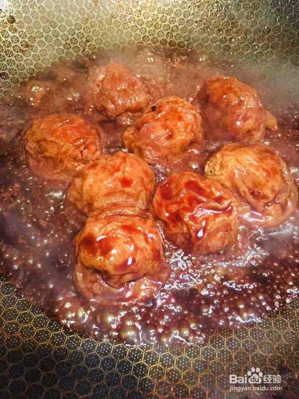 红烧油面筋塞肉