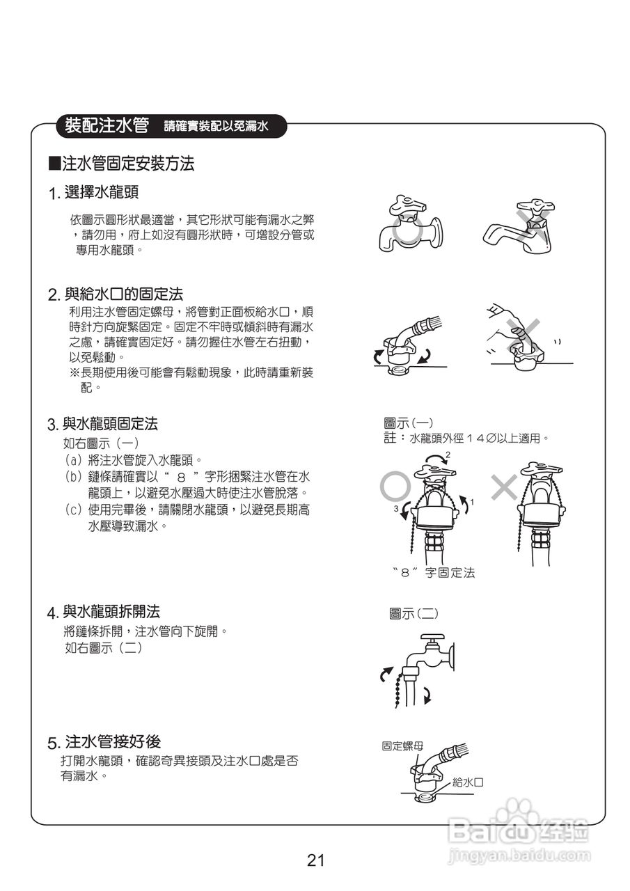 三洋SW-688UF洗衣机使用说明书:[3]