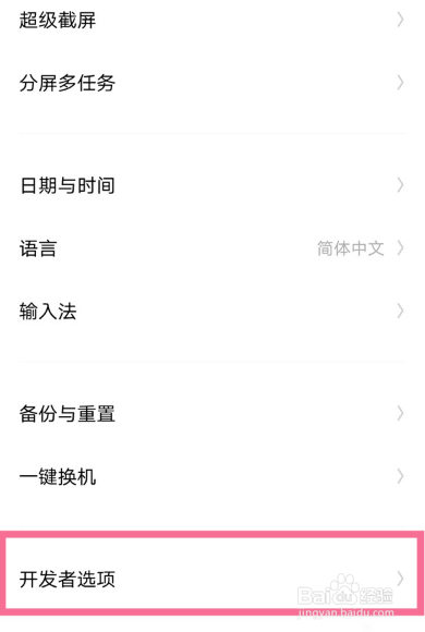 iqooneo5的开发者选项在哪里