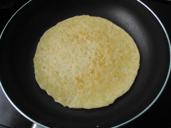 燕麦蛋饼卷土豆丝