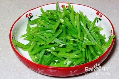 扁豆炒肉丝家常做法与窍门
