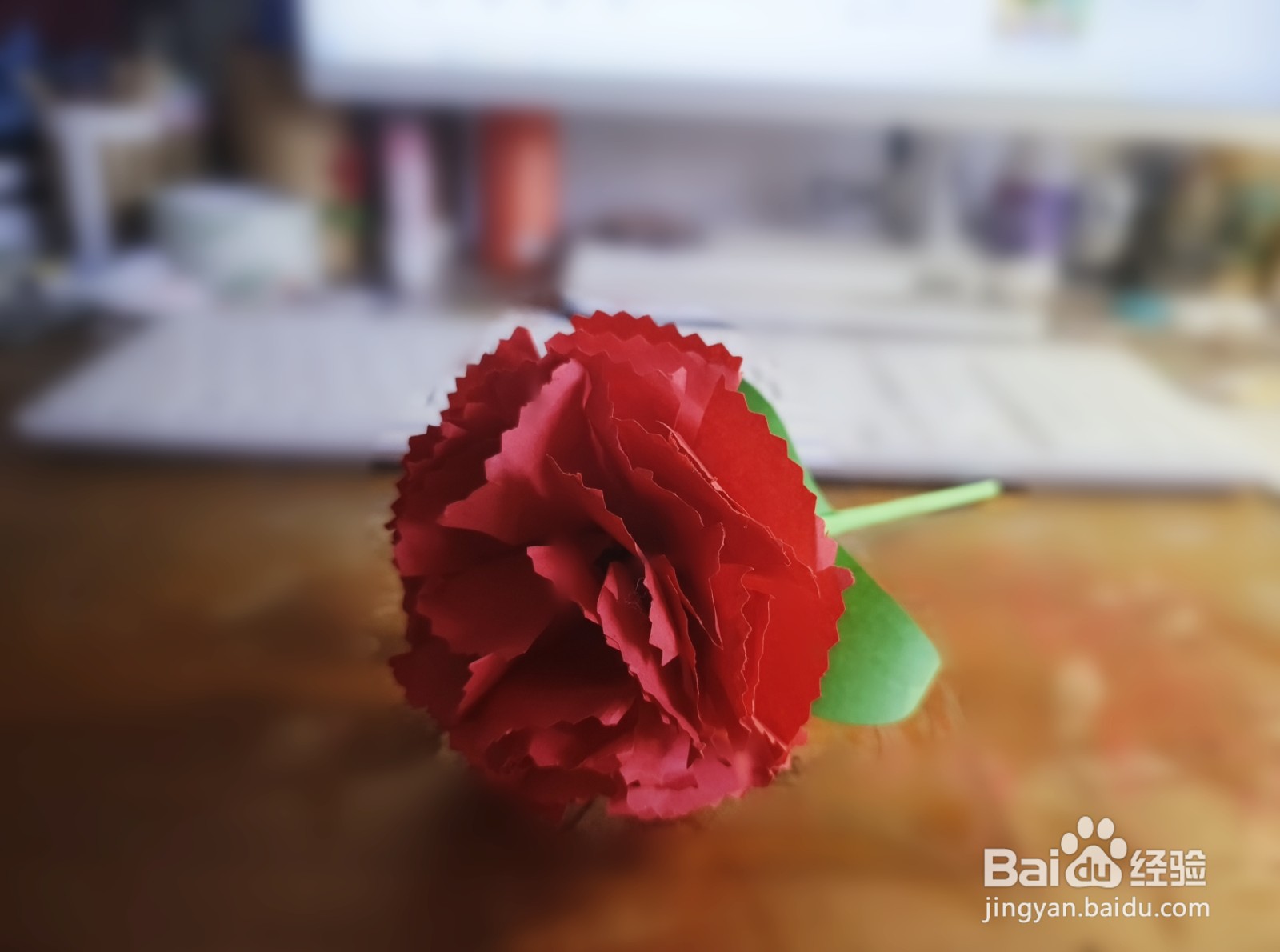 母亲节到了,我教大家用纸做一朵康乃馨
