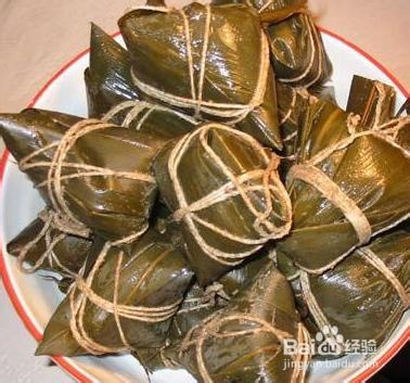 教你如何包好蜜枣粽子