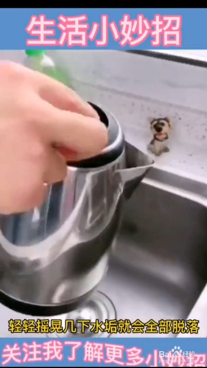 如何清理热水壶的水垢？