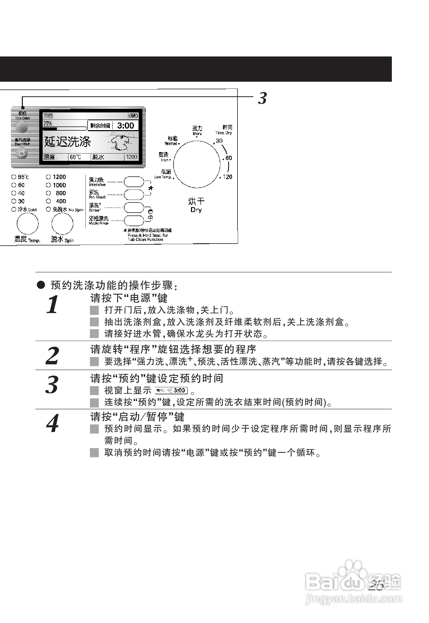 LG WD-1220AD洗衣机使用说明书:[3]