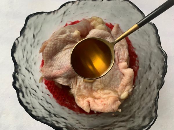 爆好吃春游便当照烧鸡腿杂粮饭便当