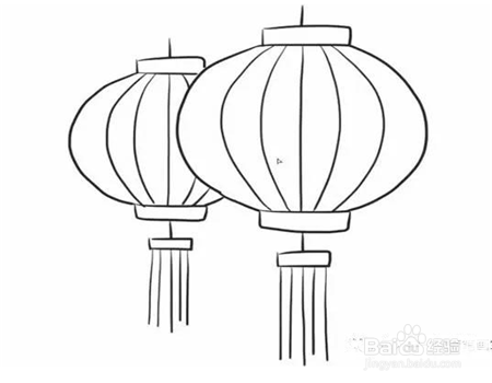 教你画灯笼的简笔画