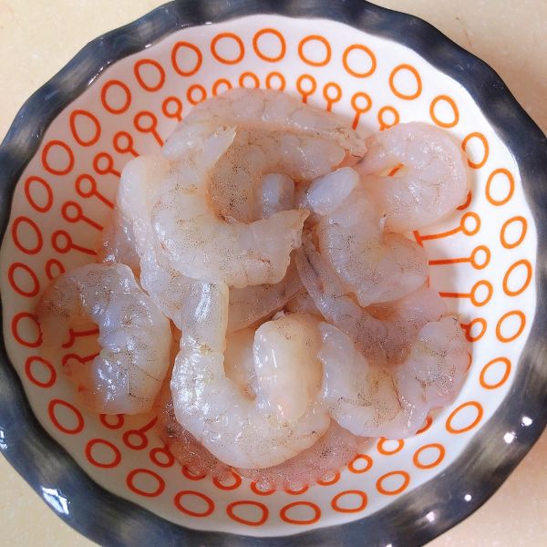 凉拌虾仁杏鲍菇