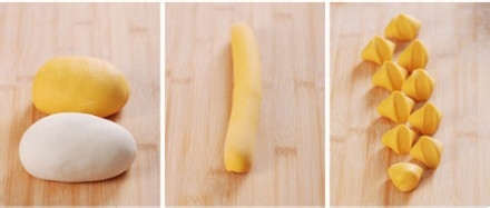 教你如何制作金银元宝蒸饺