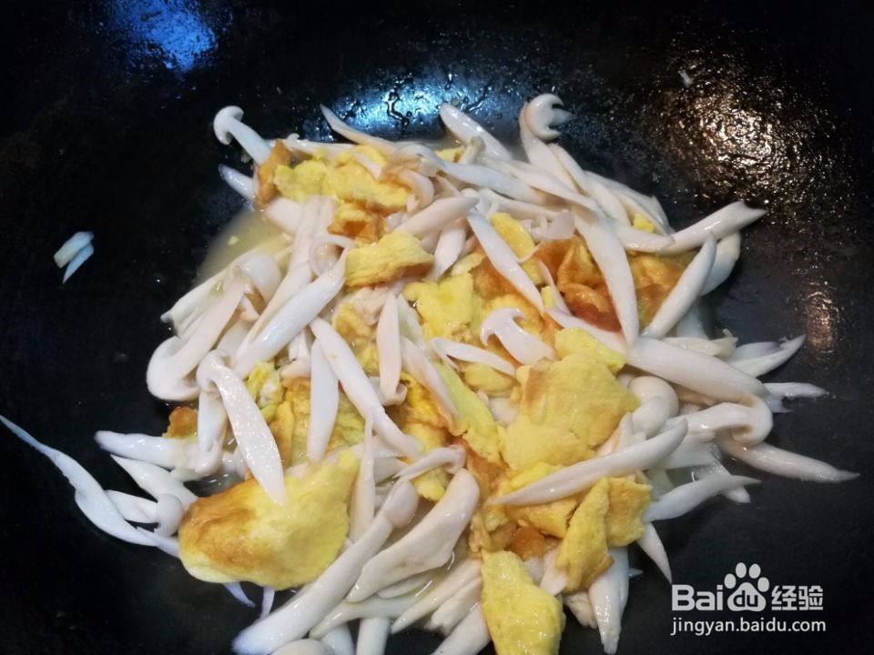 海鲜菇炒鸡蛋