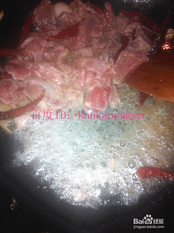 怎么醋溜肉片鲜蘑菇