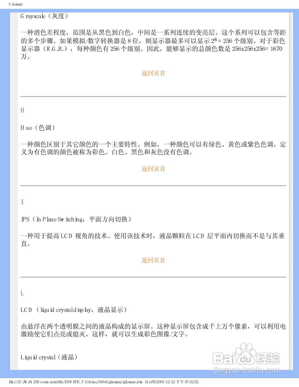 飞利浦190V6FB/93液晶显示器使用说明书:[3]