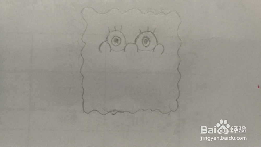 简笔画——海绵宝宝