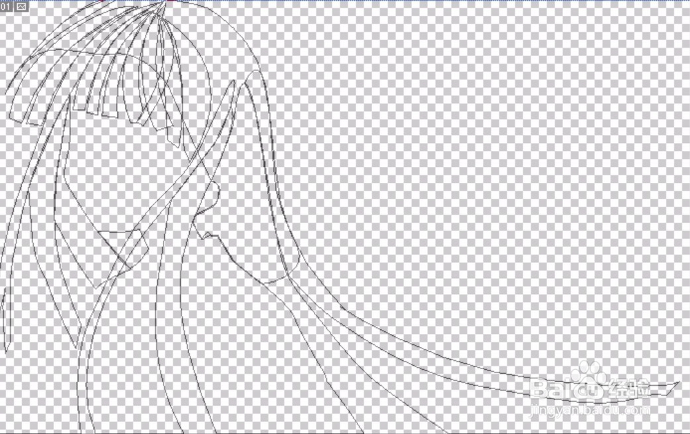 卡通美少女图片