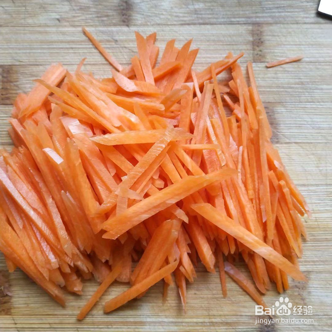 胡萝卜炒菠菜的做法