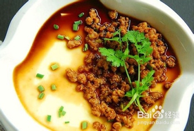 介绍 肉沫豆腐蛋羹制作方法