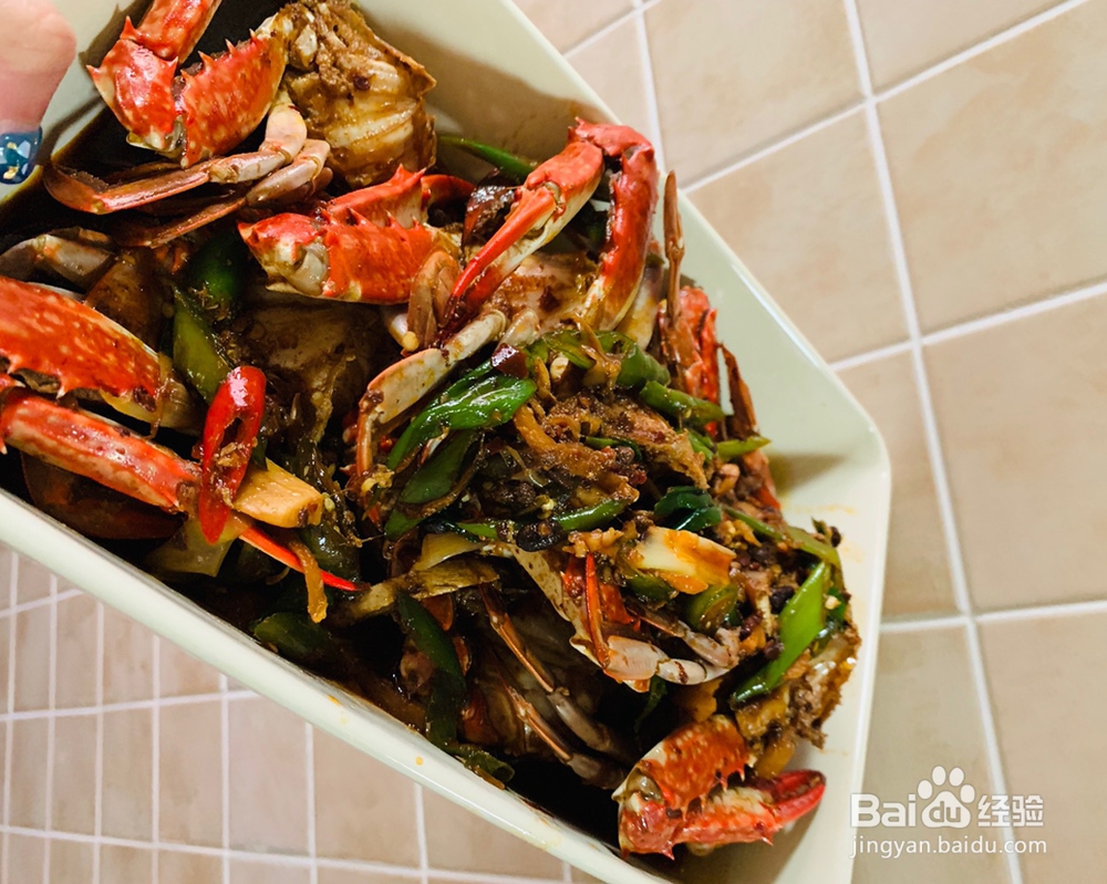 孩子爱吃的香辣梭子蟹
