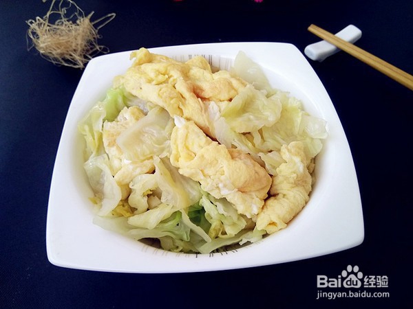 包菜炒鸡蛋营养的做法