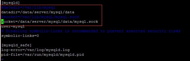 Centos修改MySQL数据路径