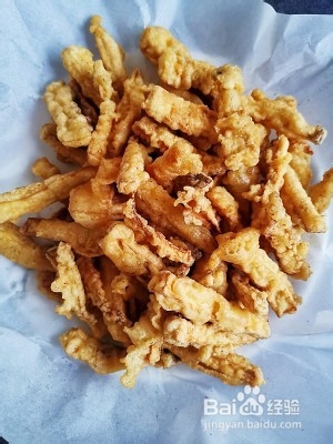 酥炸杏鲍菇的做法