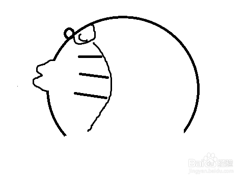 哆啦A梦简笔画怎么画？