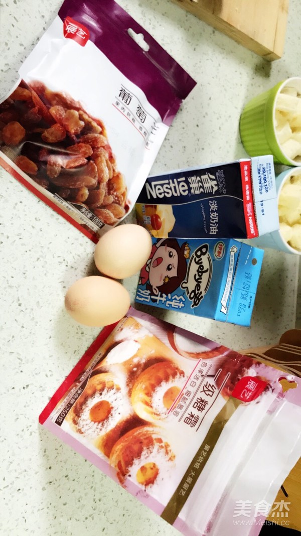 葡萄干面包布丁