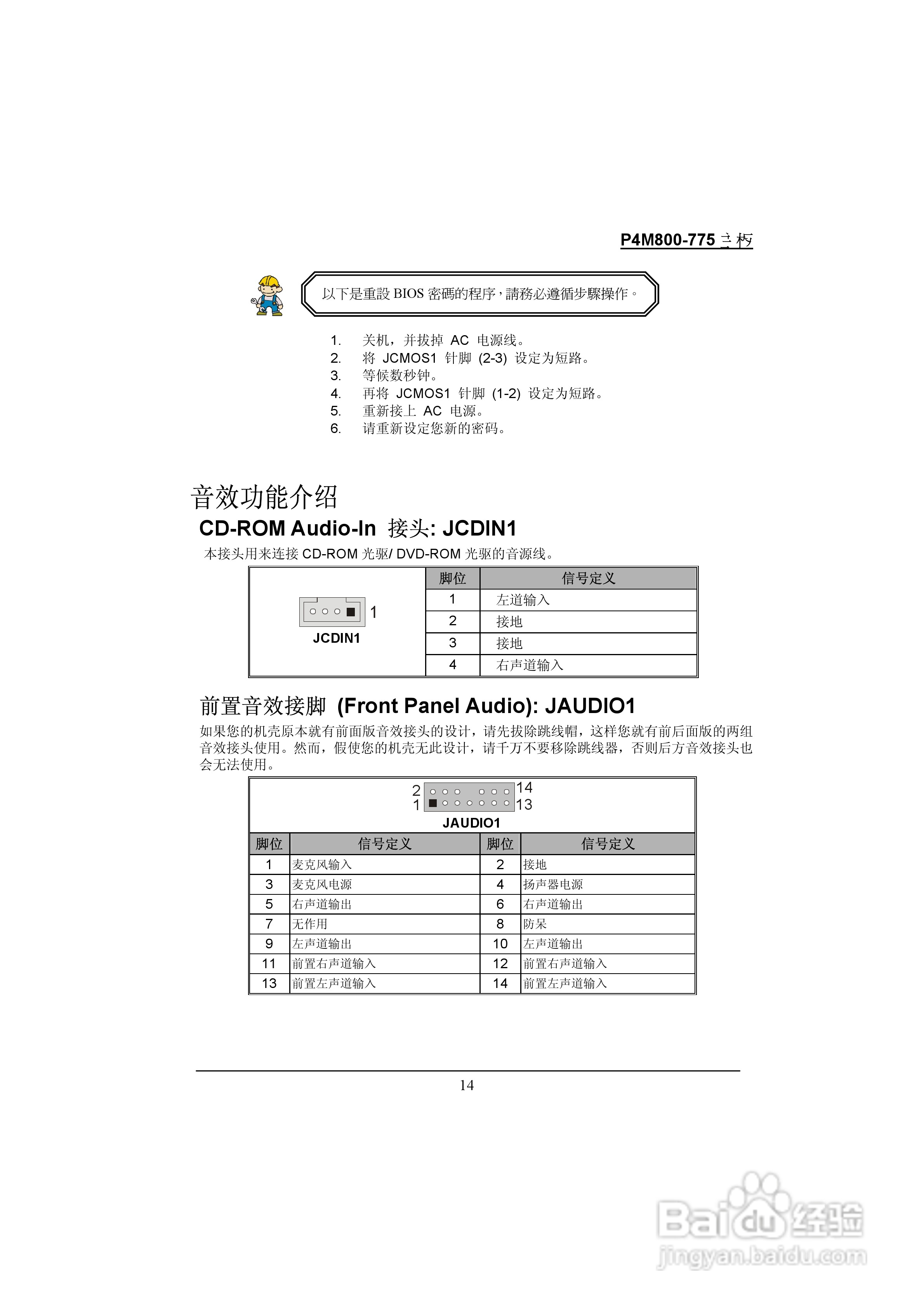 青云 P4M800-775主板说明书:[2]