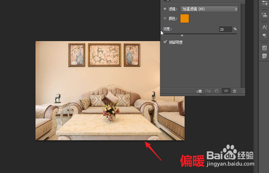 ps怎么利用照片滤镜进行白平衡的设置？