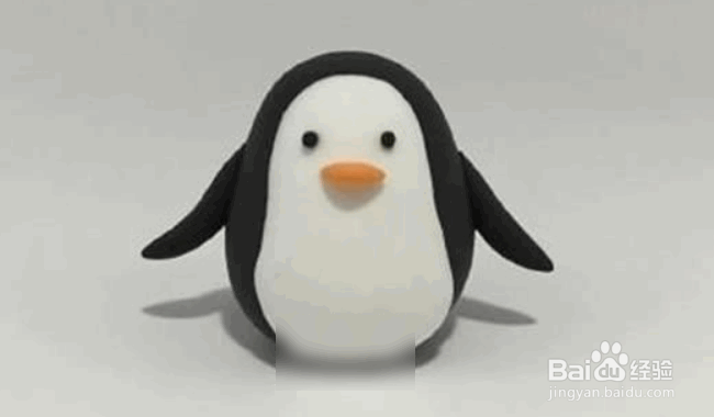 粘土企鹅的制作方法