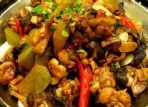 干锅牛蛙的做法