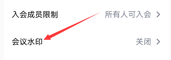 腾讯会议app如何开启会议水印