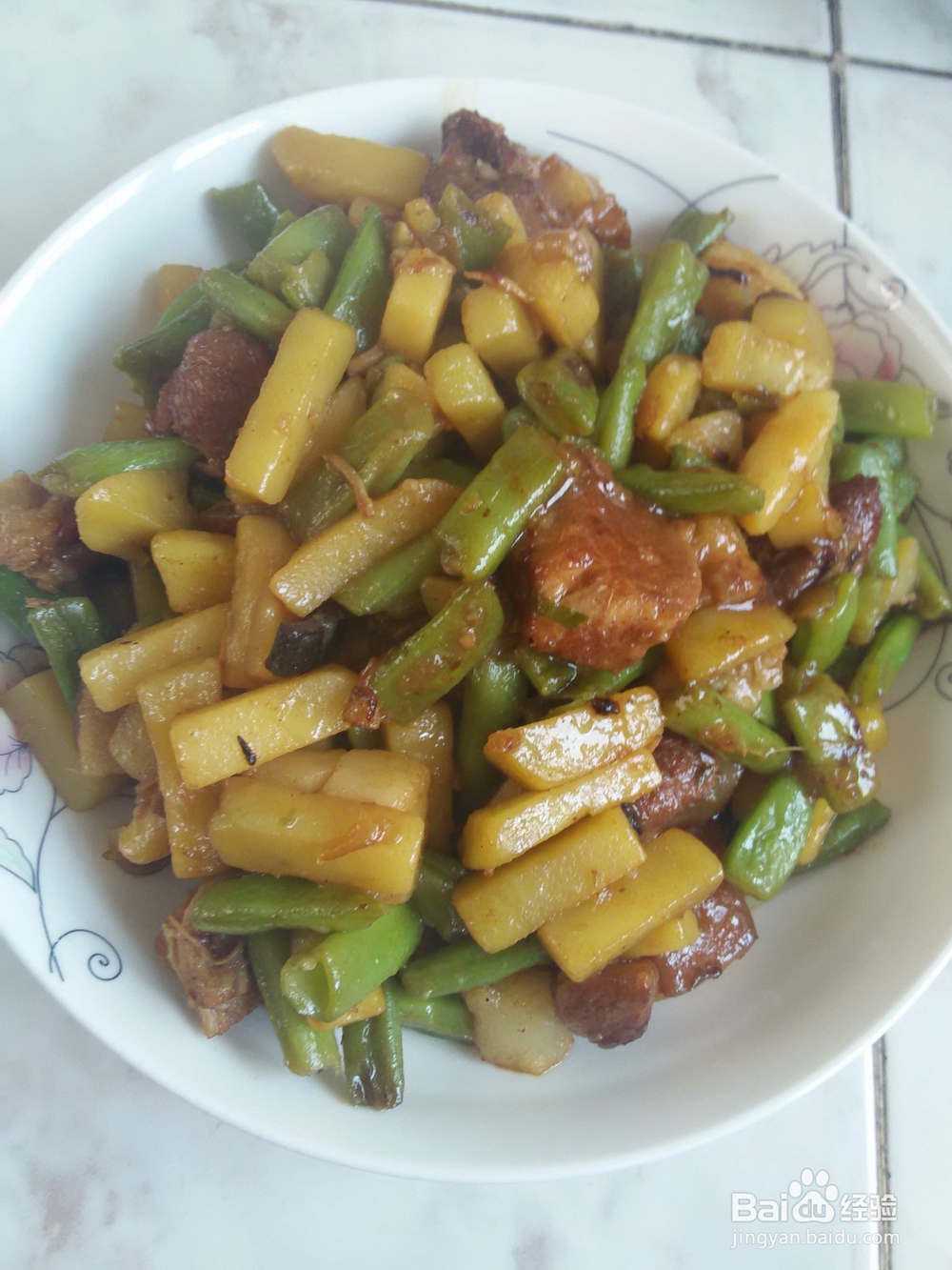 肉烩豆角土豆怎么做