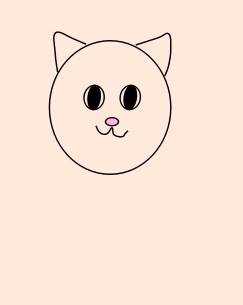 怎么画小猫的简笔画