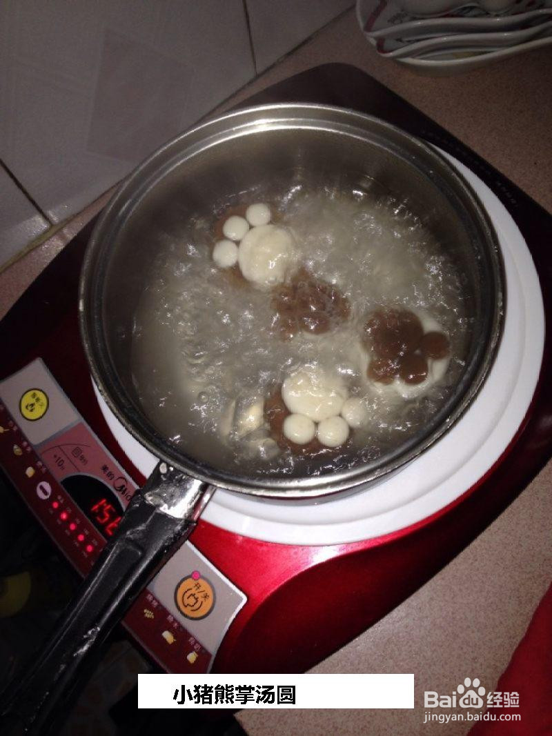 小猪熊掌汤圆的做法