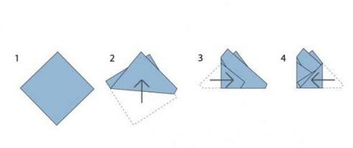 西服上衣口袋 放手帕方法