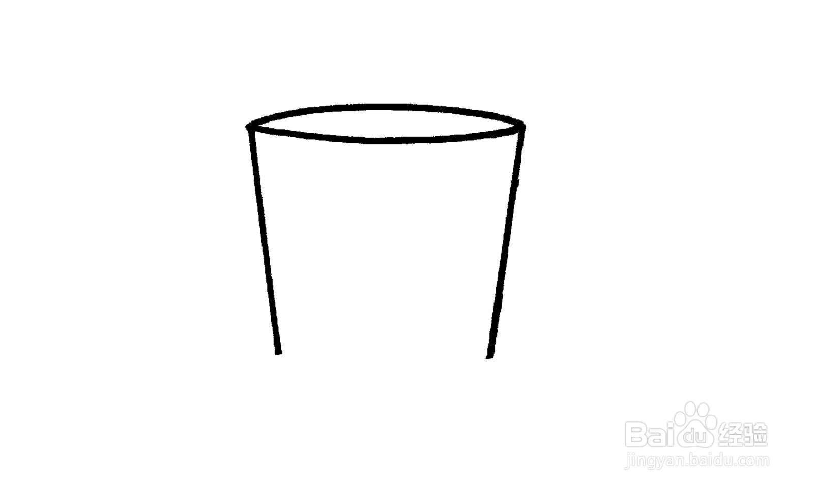 如何画出一个水杯简笔画?