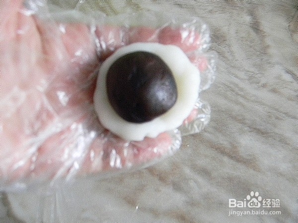 巧克力流心月饼的做法